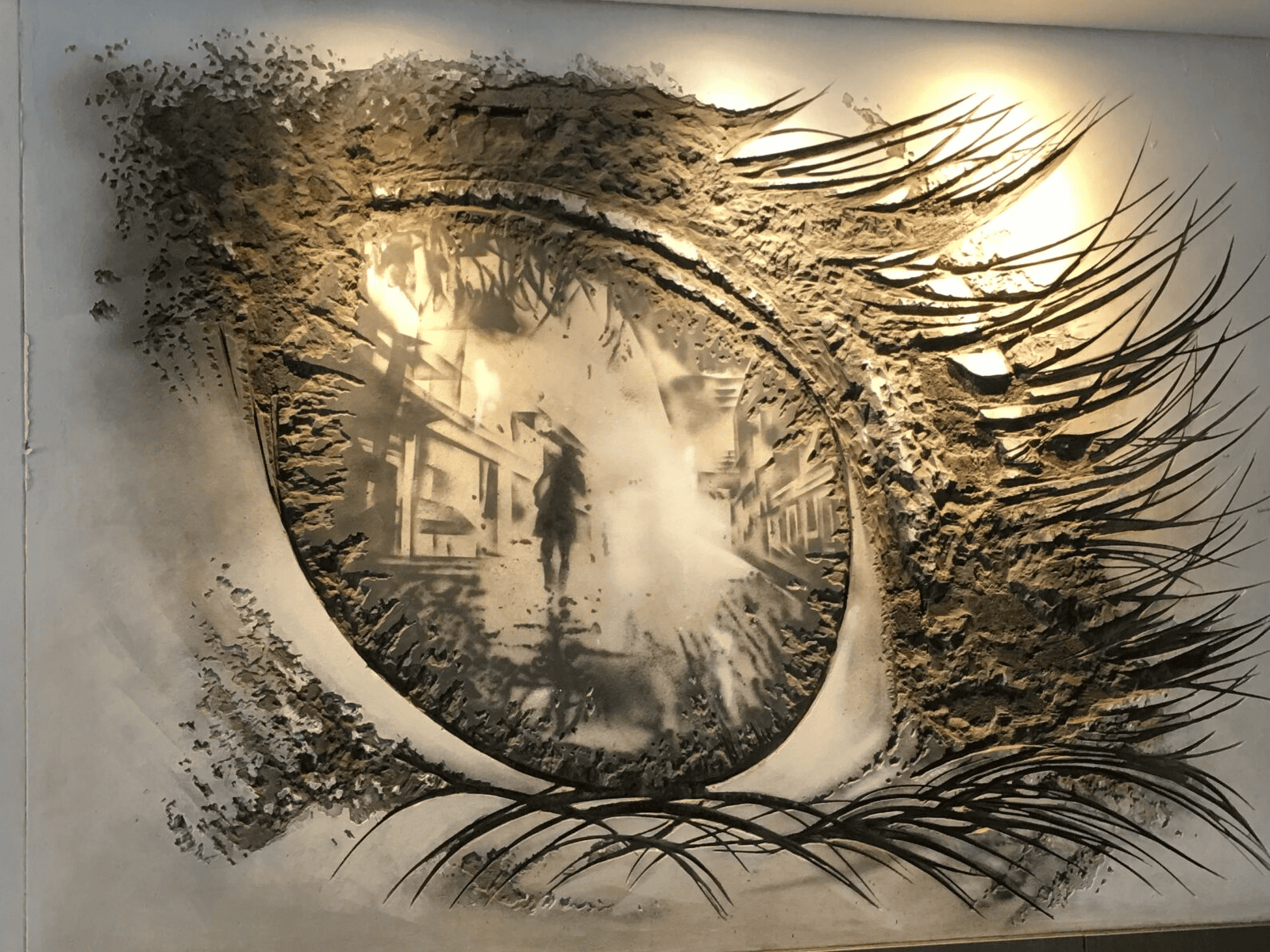 Bespoke plaster art and surface design by Nomad Gallery